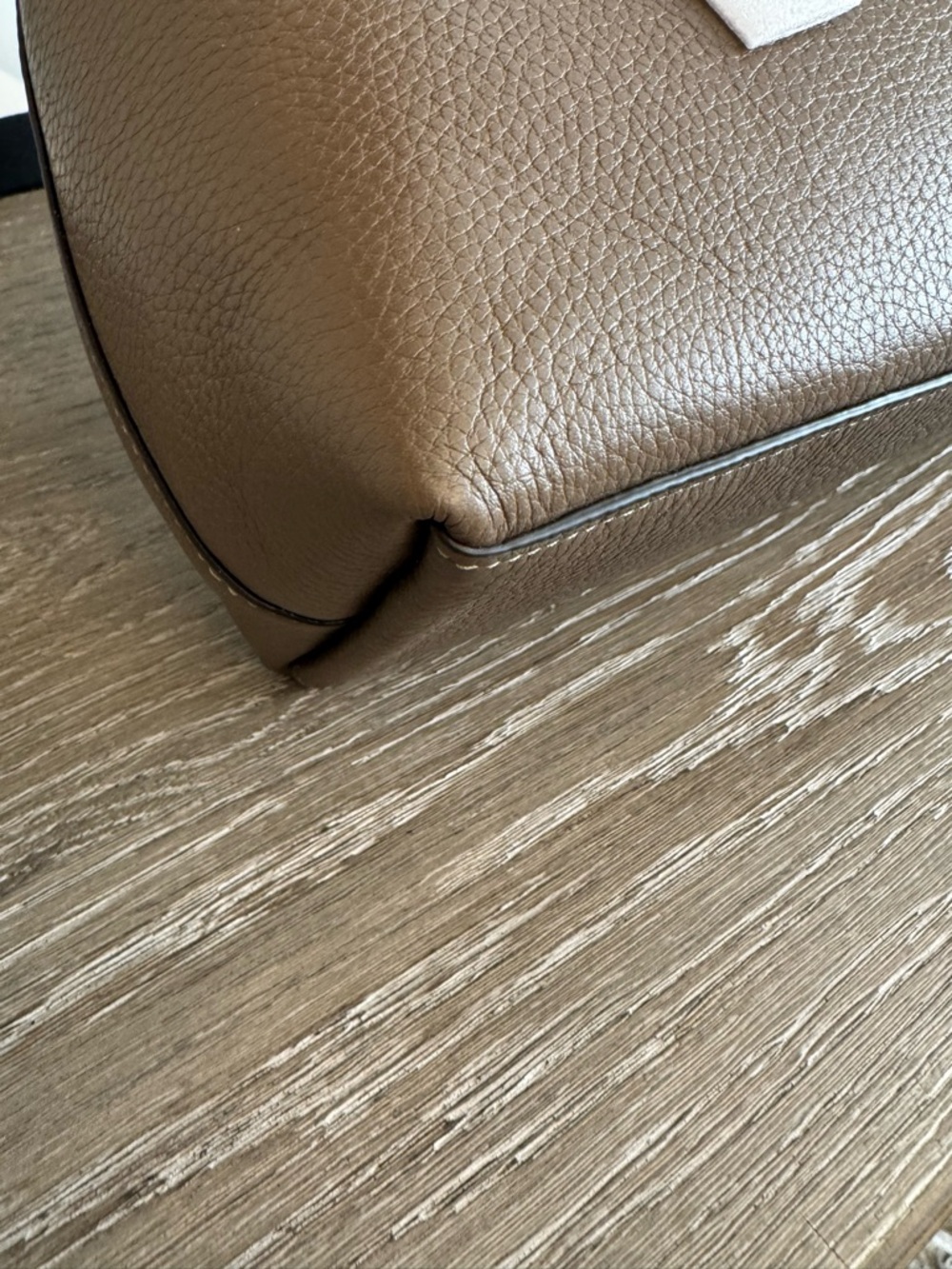 COACH Georgia Taupe Leather Satchel - Picture 13 of 14